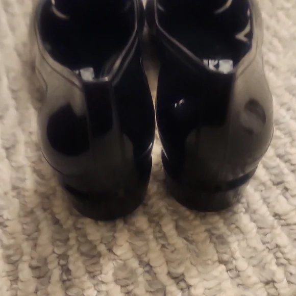 Salvatore Ferragamo Black Jelly Ballet Flats Size 7